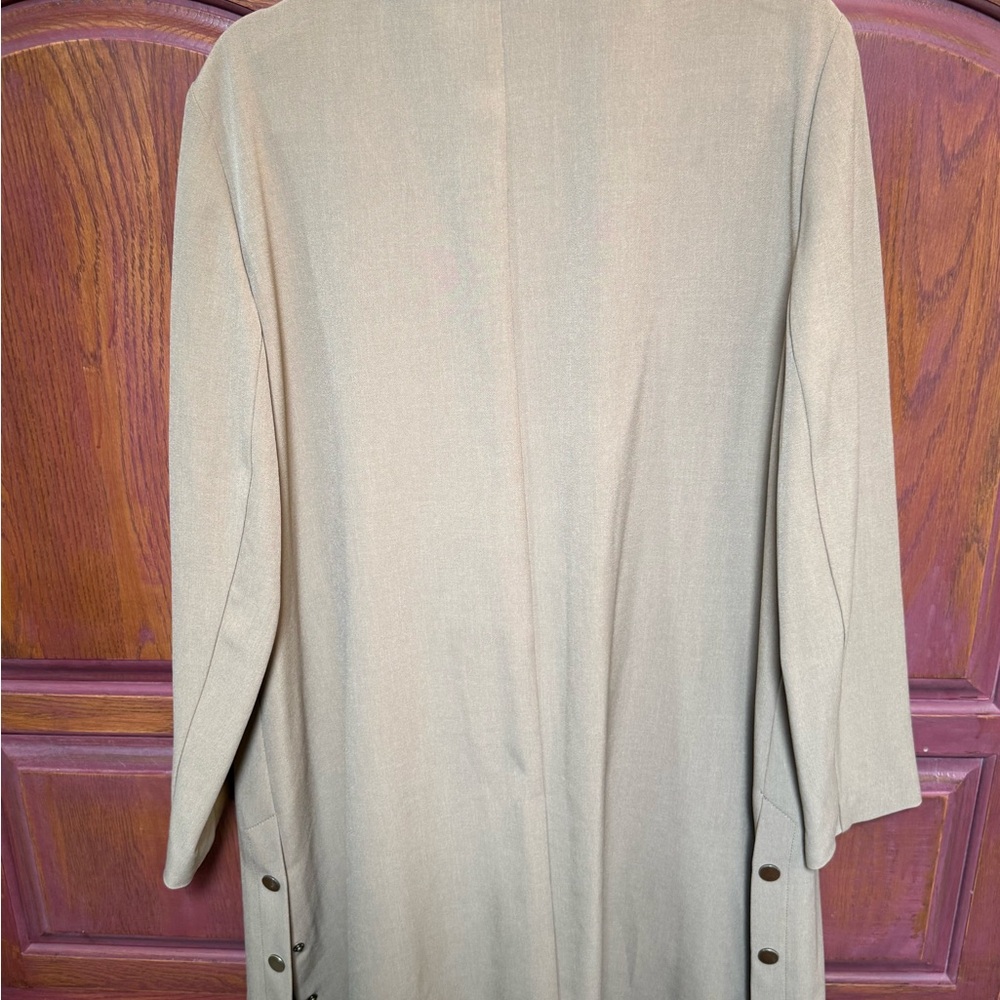Kasper Beige Long Blazer Jacket